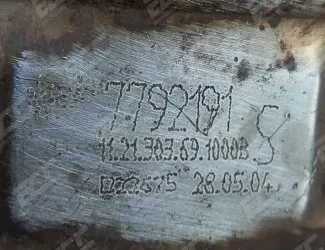 Katalyzátor BMW 7792191 S - 2