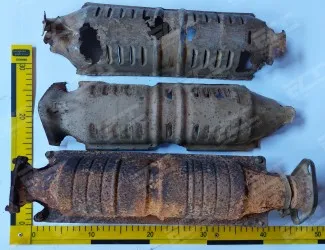 Katalyzátor CRV 4+4 stripes / 3+3 stripes inwards, 1+1 stripes upwards