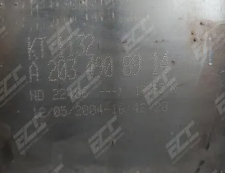 Katalyzátor Mercedes KT 1132 / A2034908914 - 3