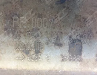 Katalyzátor Mercedes PF 0007 - 3