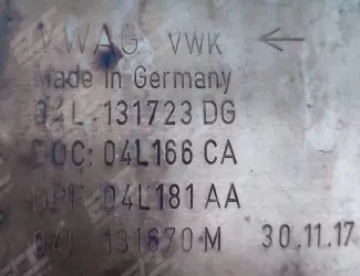 Katalyzátor VW 04L 131 723 DG / 04L 166 CA / 04L 181 AA / 04L 131 670 G / 5Q0 131 705 AJ - 3