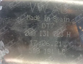 Katalyzátor VW 5Q0 181 LC / 2Q0 131 723 H - 3