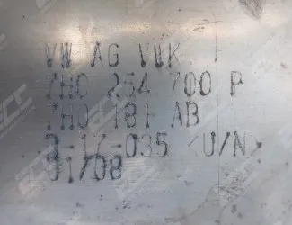 Katalyzátor VW 7H0 254 700 P / 7H0 181 AB - 3